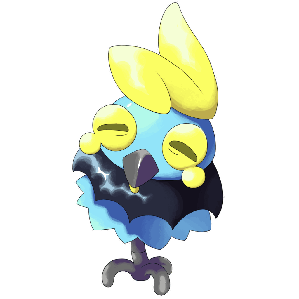 Bumbersquab (water/flying) and Heronimbus (water/electric)!