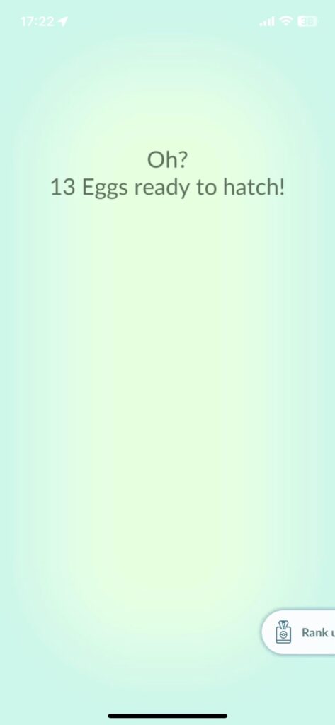 I hatched 12 12k eggs at once