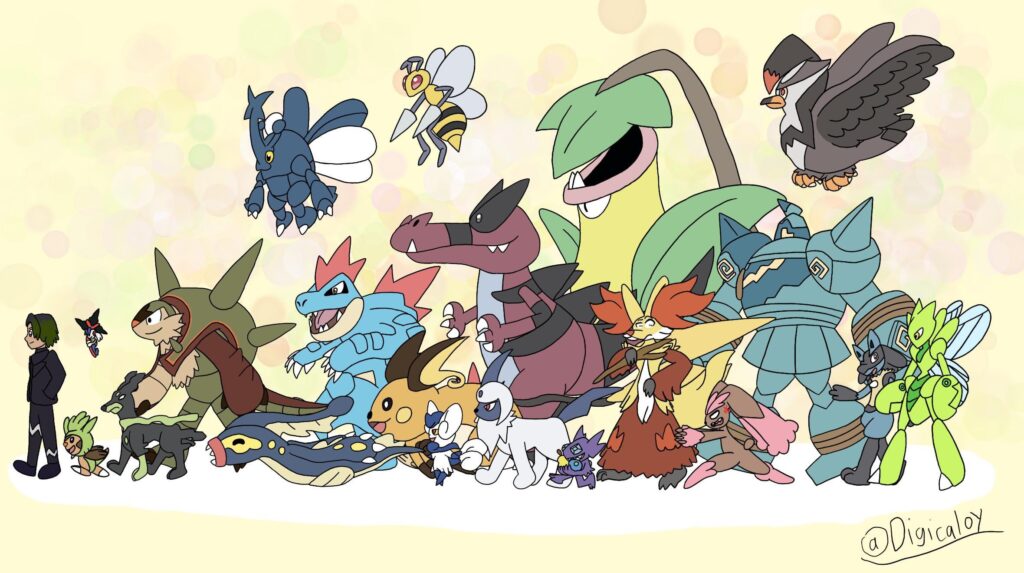 Me and my Pokemon in Legends Z-A (All that I used during my playthrough of the game)