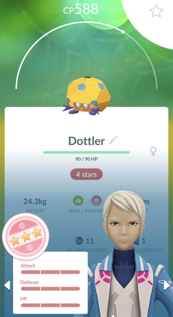 First blipbug caught was 4 stars lol there goes all my luck for the next couple of events.