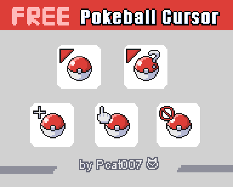 Pokeball Fanart Cursor