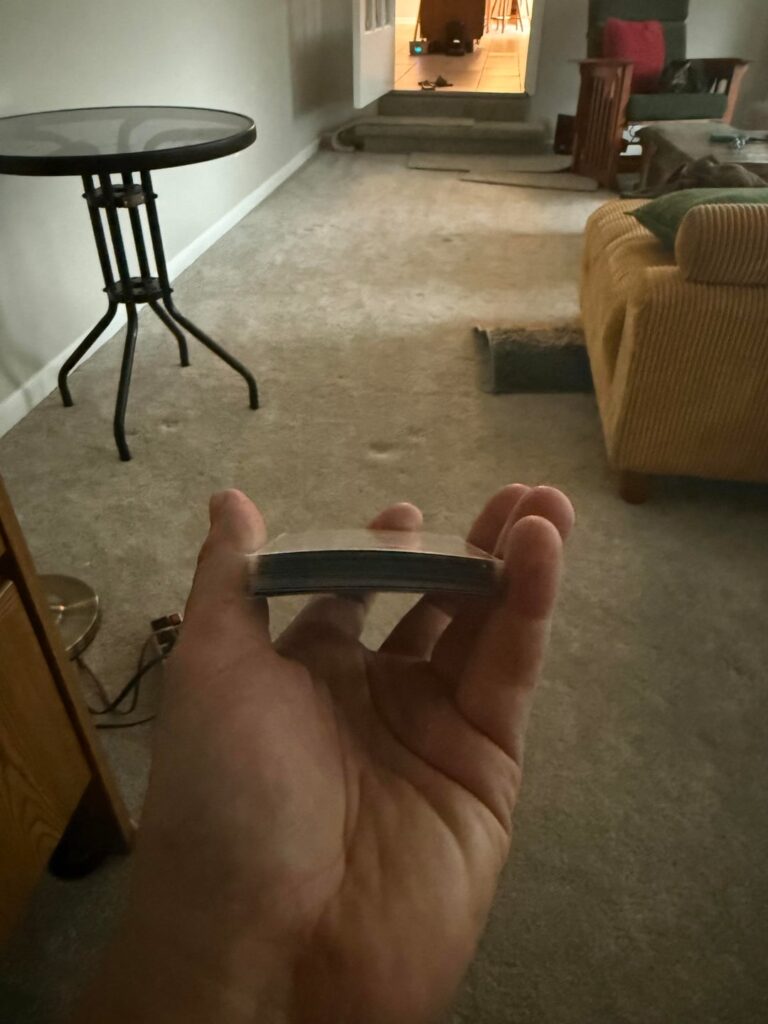 Novice “collector” - cards curling up as soon as I open them