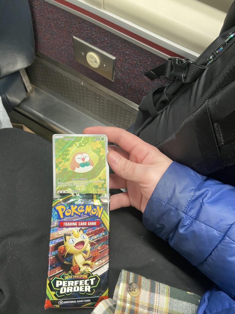 On the train too not bad