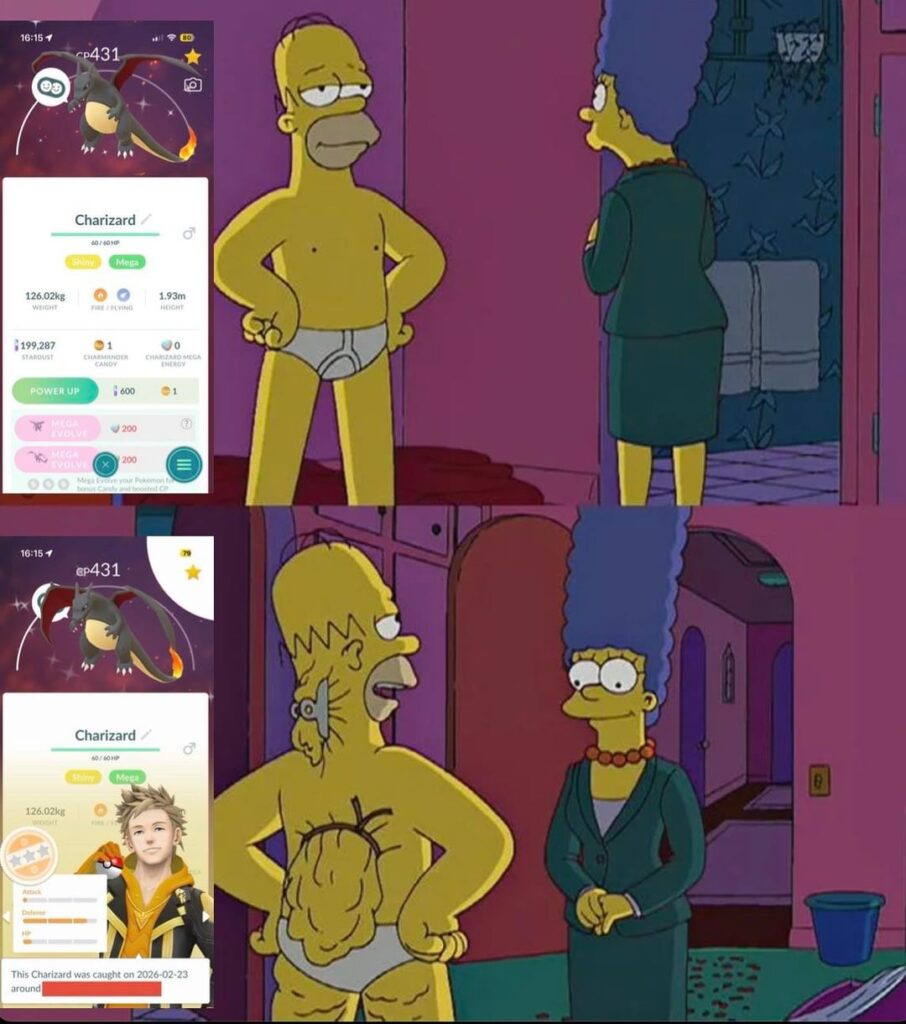 Guys I finally evolved my shiny charmander into charizard!