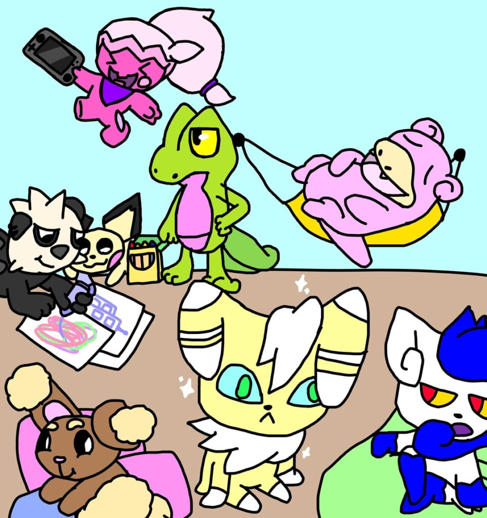 more drawings I made while shiny hunting