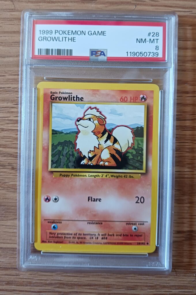 My Growlithe came today