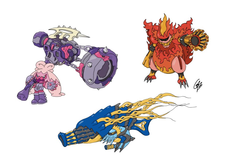 I made 3 new mega evolutions