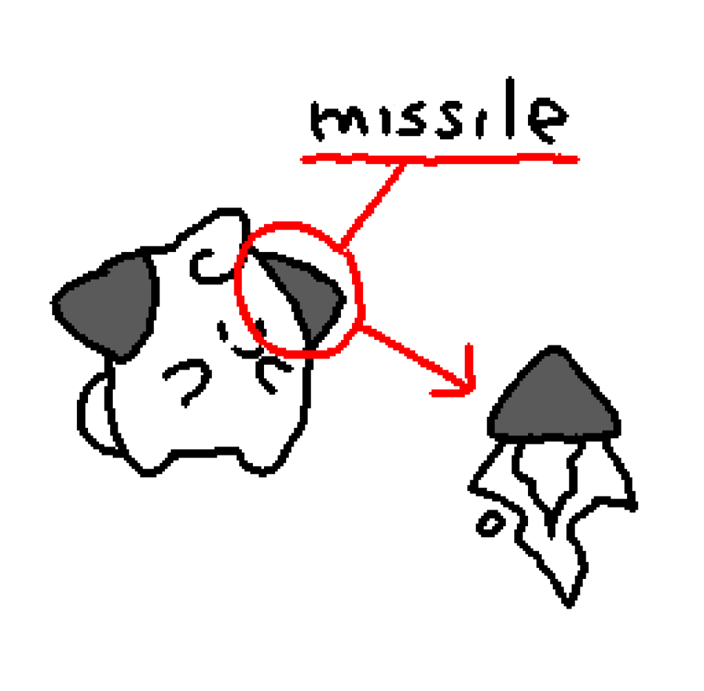 Cleffa's ears are missiles