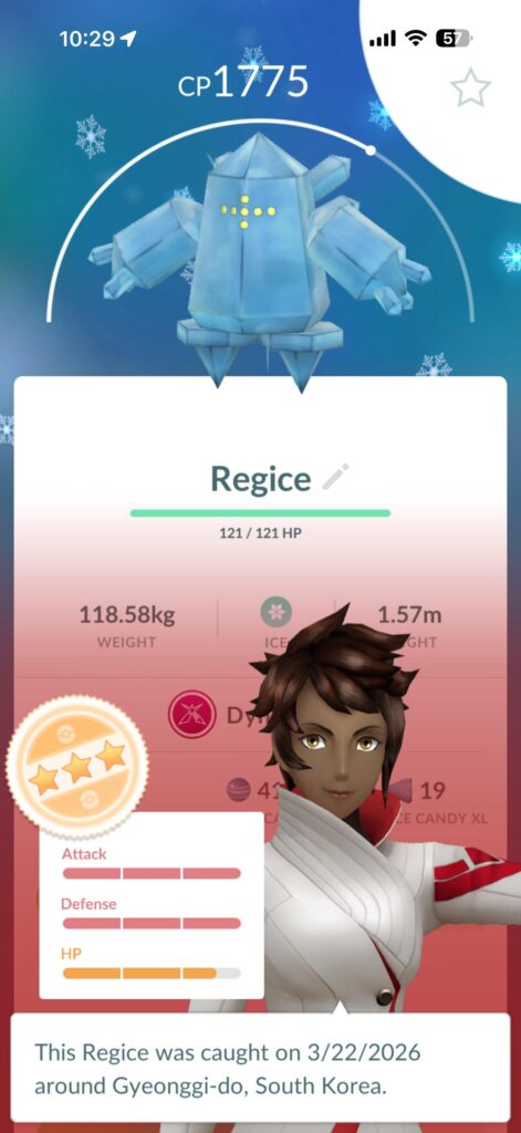 That Regice dmax is tough!!