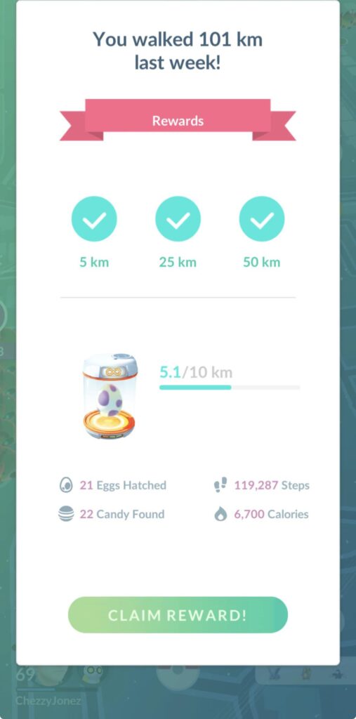 Broke 100km last week!