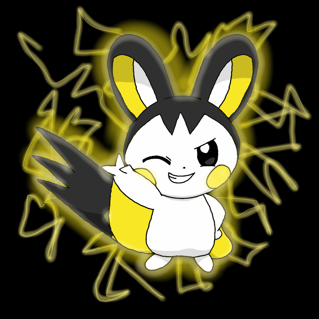 [OC] Drew my favorite Pika-Clone: Emolga!