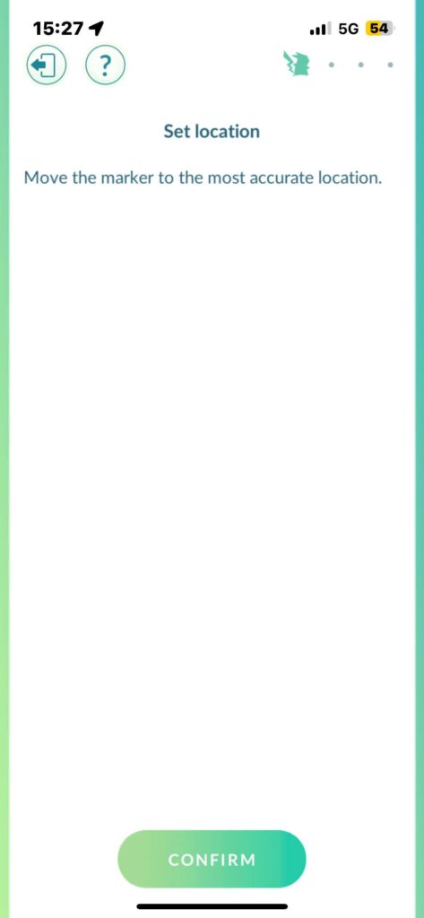 I can’t select a spot