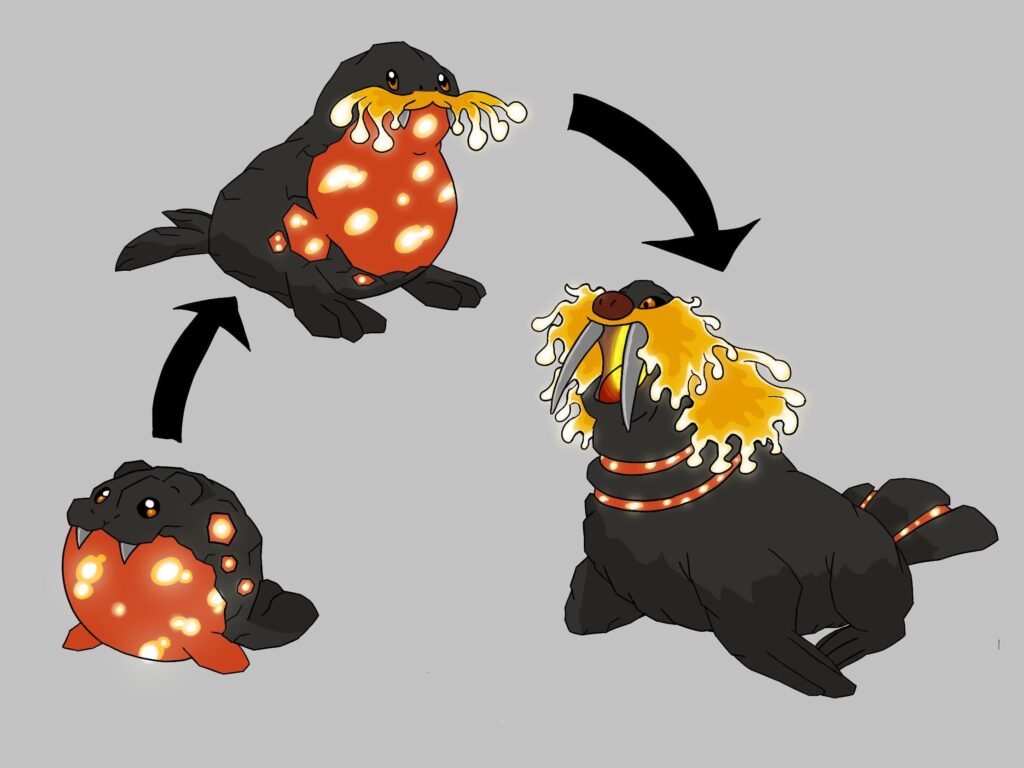 A regional form for the Spheal–Line. Type: Rock/Fire