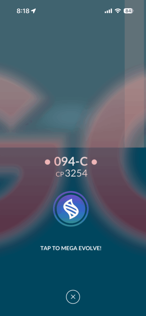 Game breaks when mega evolving while in raid lobby