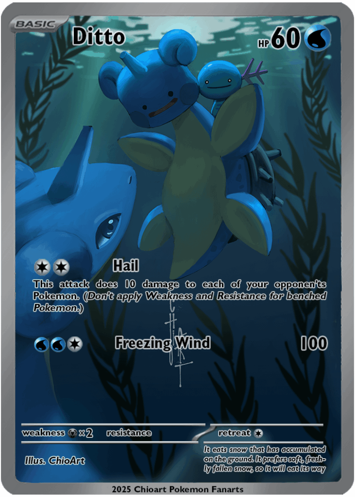 I MADE ANOTHER DITTO CARD!🥹💜 (OC)