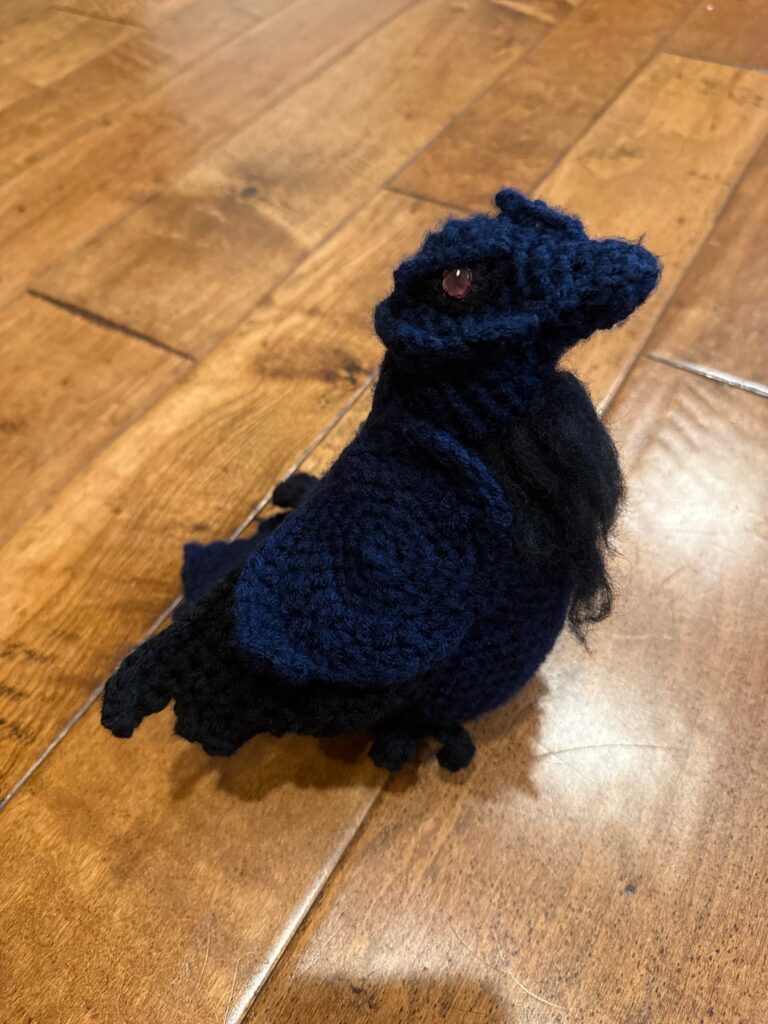 Crochet Corviknight (without patten?)