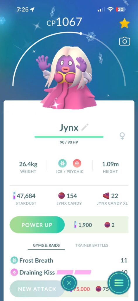 Got the weirdest shiny of them all off the research…