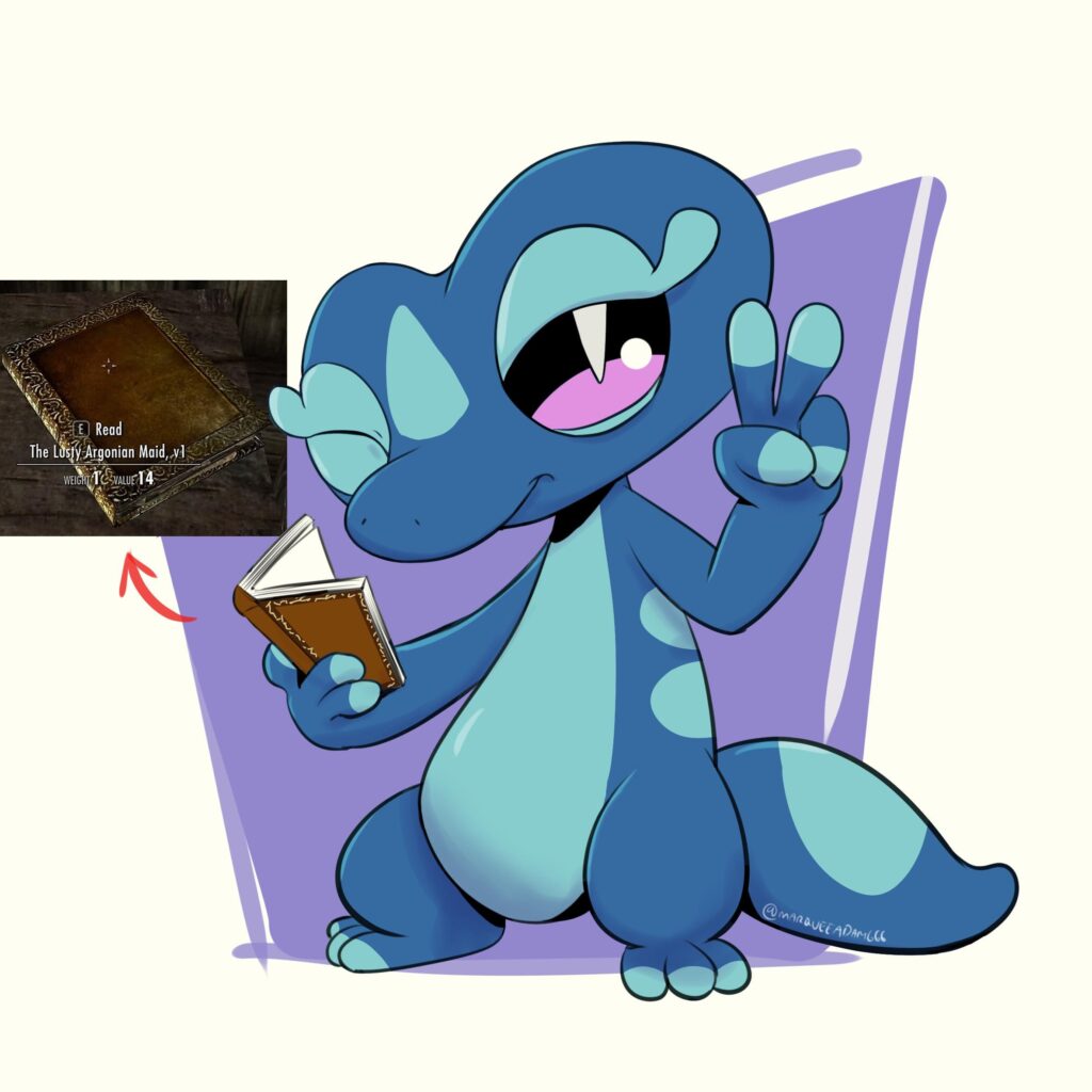 What Gecqua favorite book? Art by me