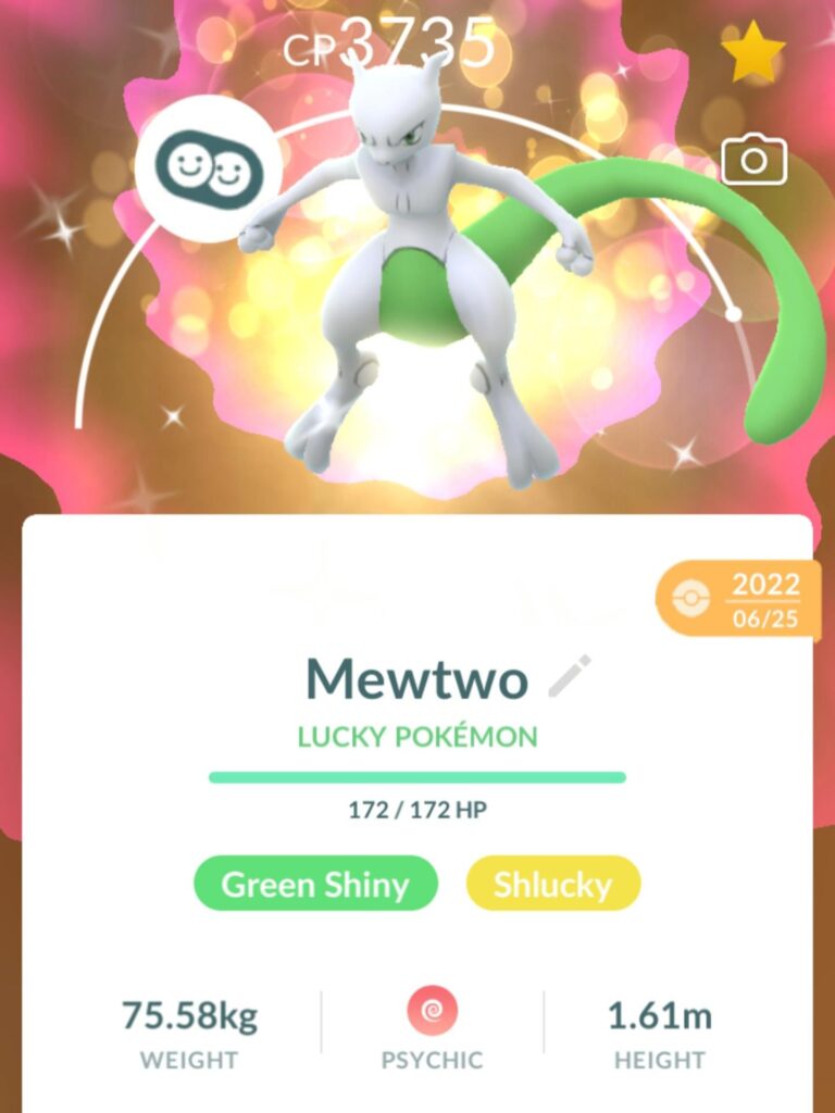 Finally got my shiny mewtwo from a trade!
