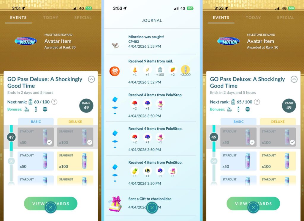 Winning a raid is not rewarding 100 points towards GO Pass: A Shockingly Good Time during Fashion Raid Day