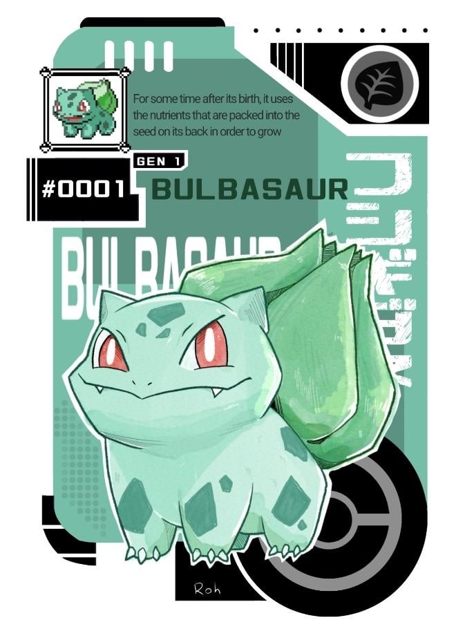 I think I started my Pokédex Artistic project today.
