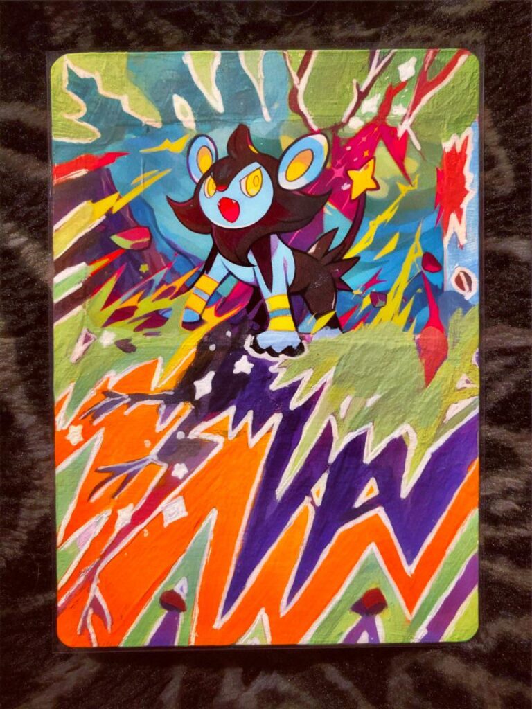 (OC) Luxio Card Painting