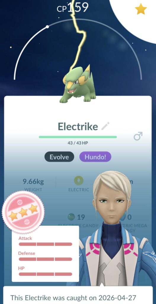 Caught my first Hundo and didn’t even know!!