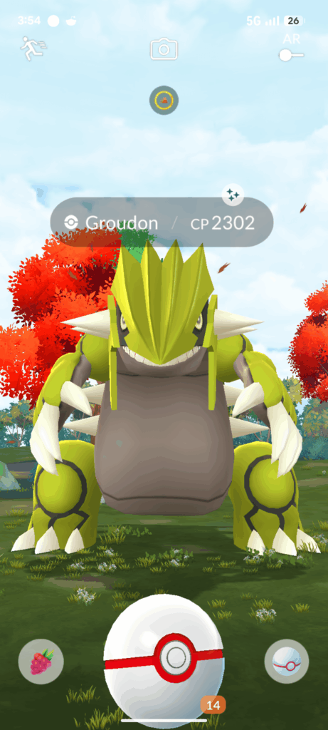 YESSIR SHINY GROUDON