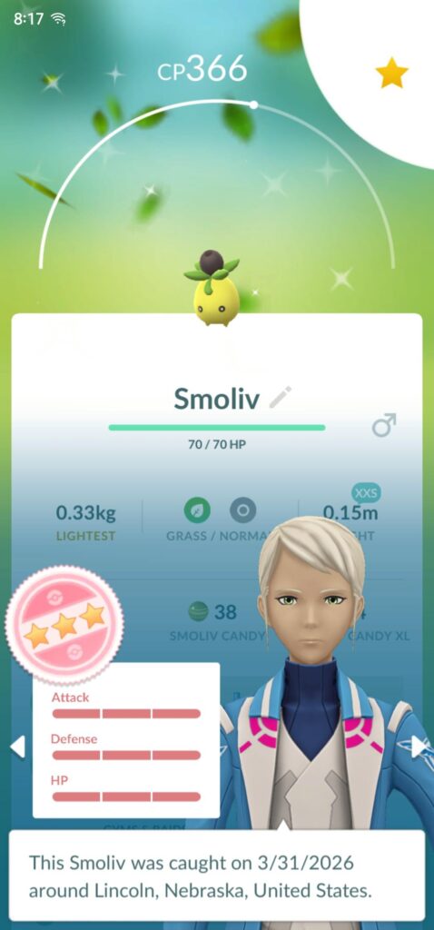 My first ever 4☆ shiny
