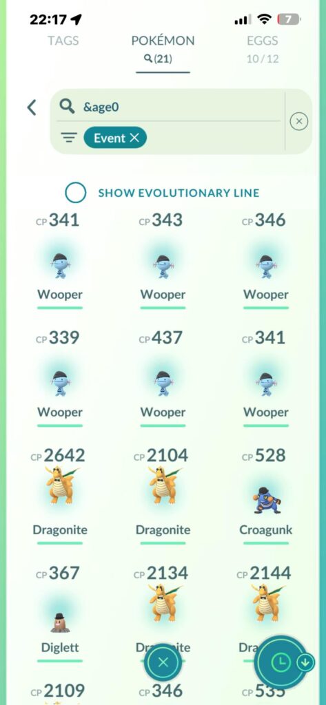 Fashion event shiny odds