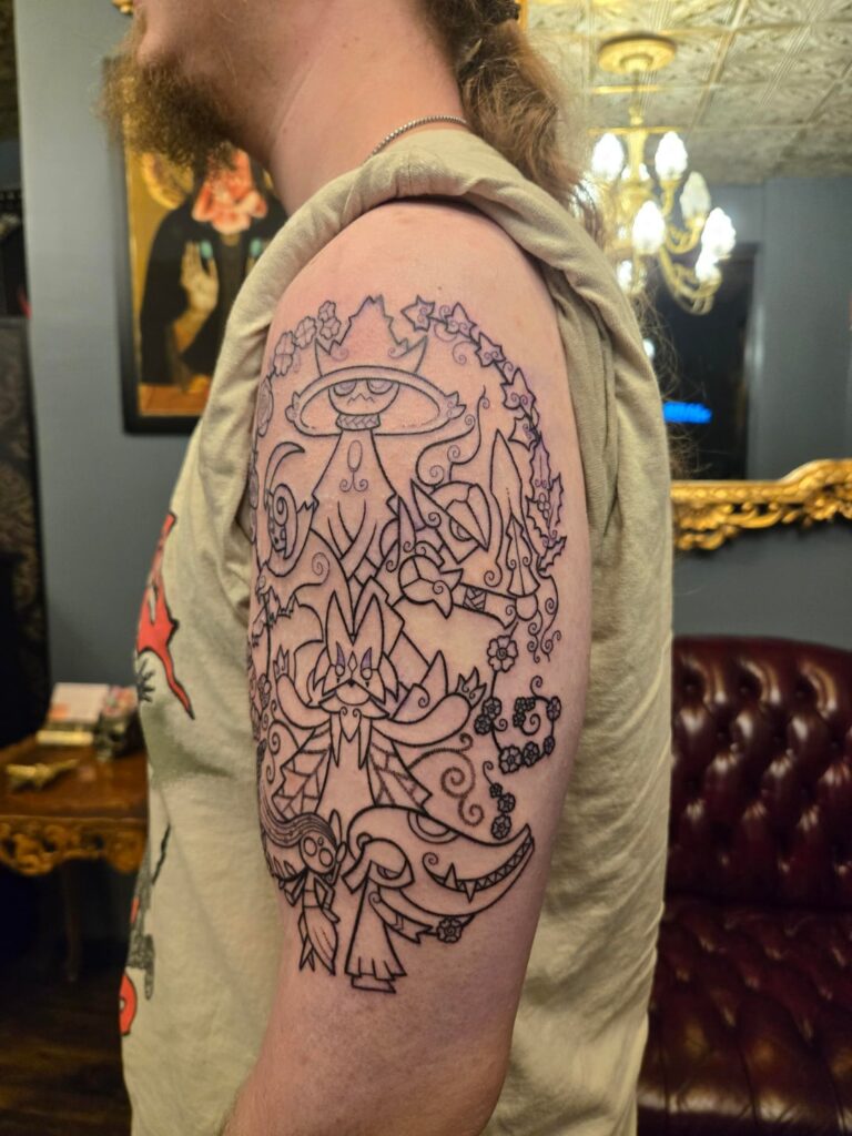 Finally got around to getting a piece I commissioned from Inkatron...inked