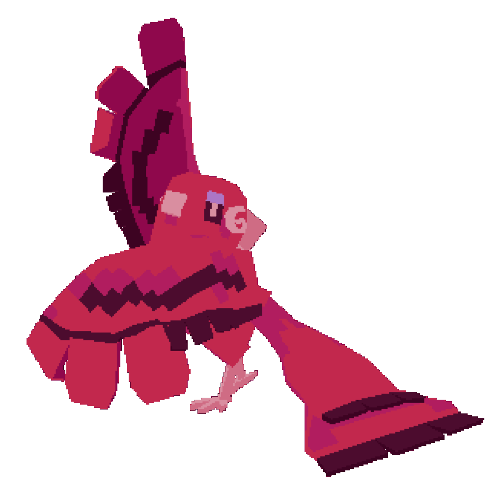 [OC] stylized oricorio animation! :3