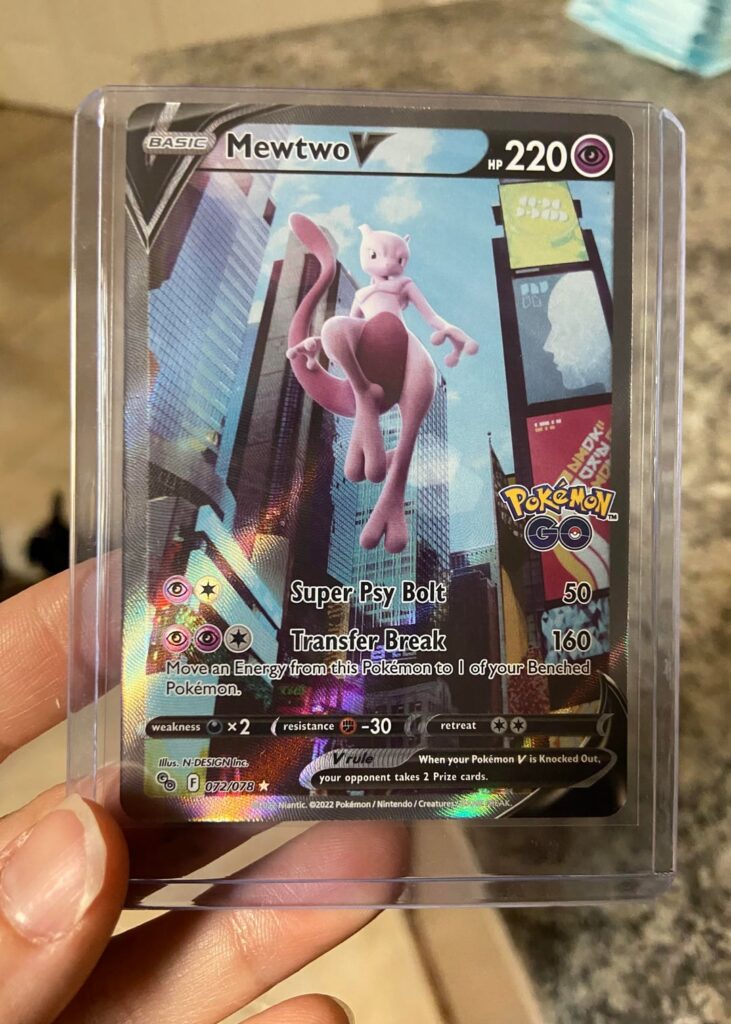 Pulled these two out of a 2022 Pokémon Go Exeggutor booster pack today