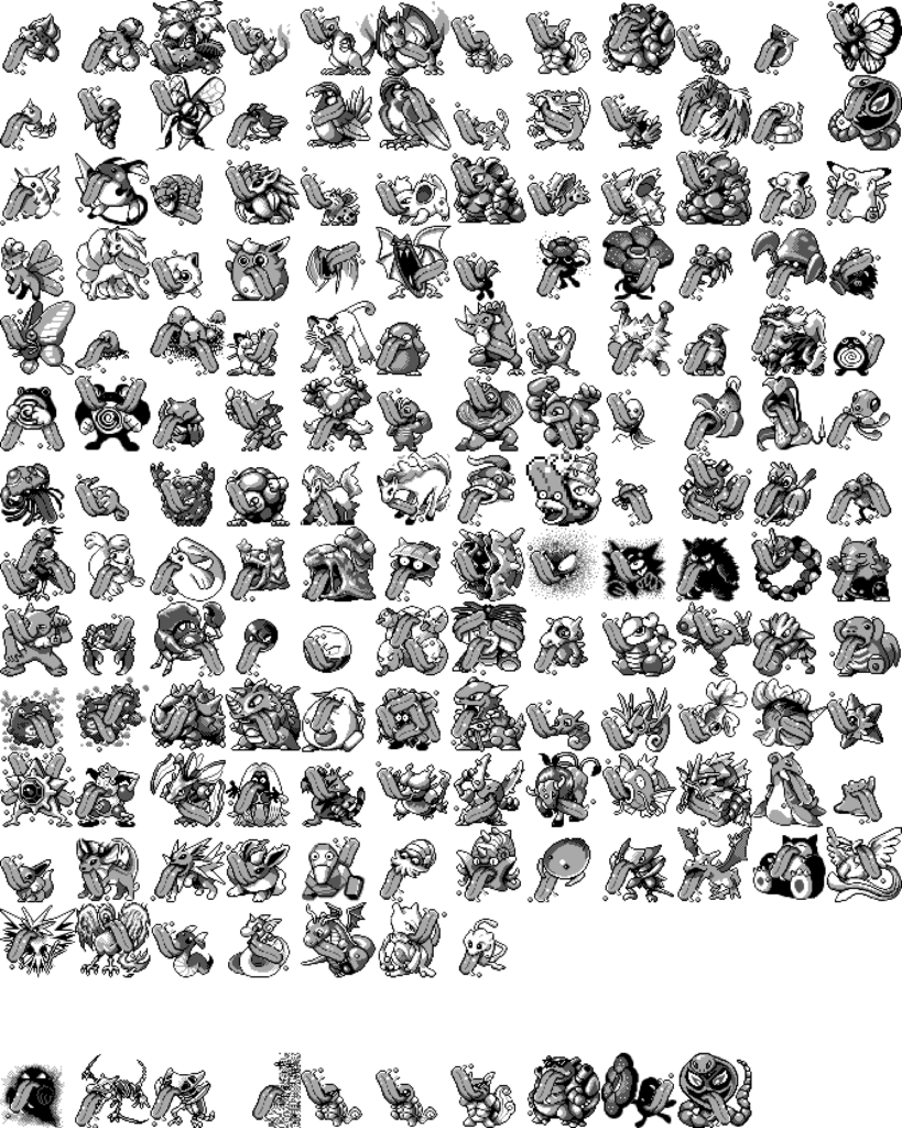 I Put Together the Definitive Gen 1 Spriteset