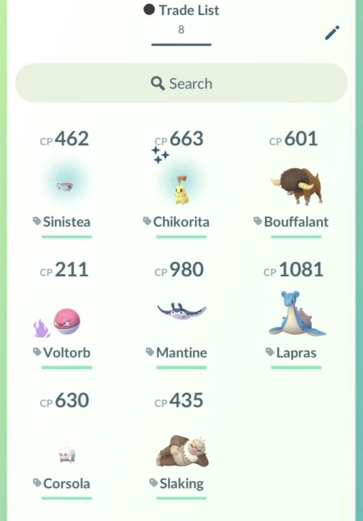 Pokèmon for Trade