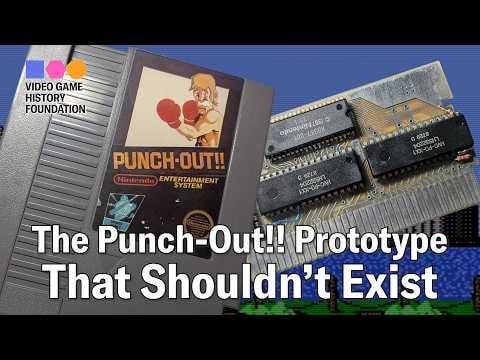 This Punch-Out!! Prototype is Unlike Anything We've Seen Before | The Video Game History Foundation | YouTube