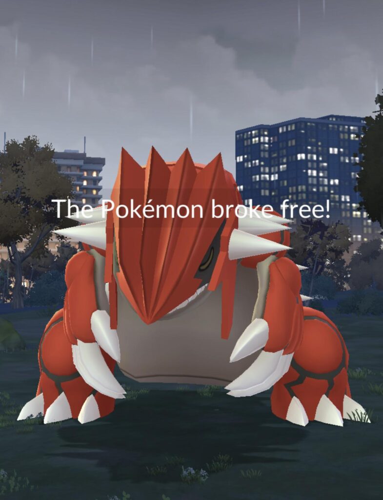 unfortunately i didn’t catch him 😔
