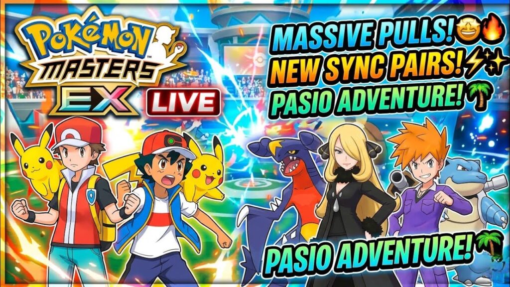 Pokemon masters ex game live let's explore the new adventure with me #live #youtube