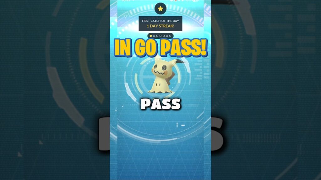 Mimikyu released today in GO Pass at rank 30 and as wild spawns in Pokemon GO! #pokemongo #pogo