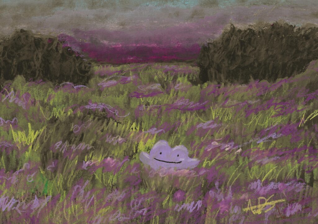 fields of ditto, wax oil pastels 2026