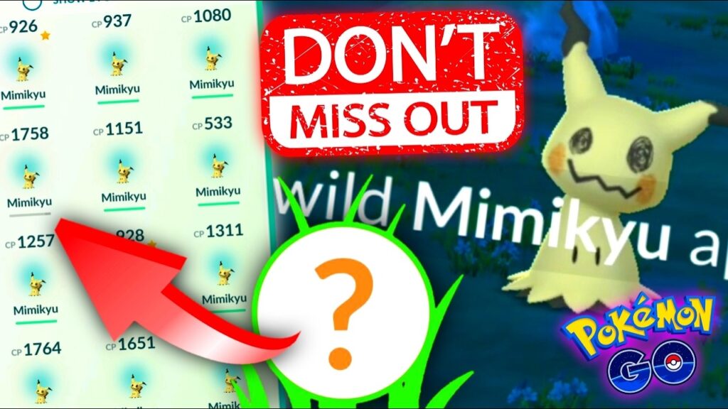 *DONT MISS CONFIRMED MIMIKYU SPOTLIGHT HOUR & BATTLING W/ MIMIKYU* Pokemon GO news