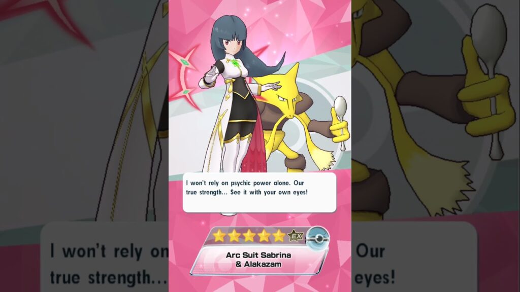 Pokemon Masters EX: 100 Gem Arc Suit Sabrina & Mega Alakazam Summoning