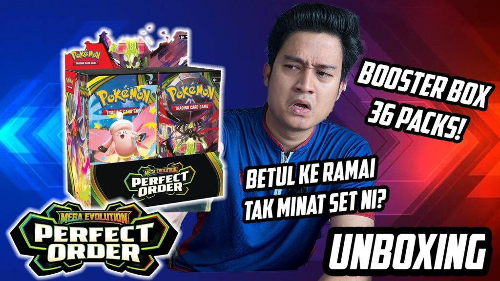 POKEMON PERFECT ORDER BOOSTER BOX UNBOXING! MANIS KE HAUK?
