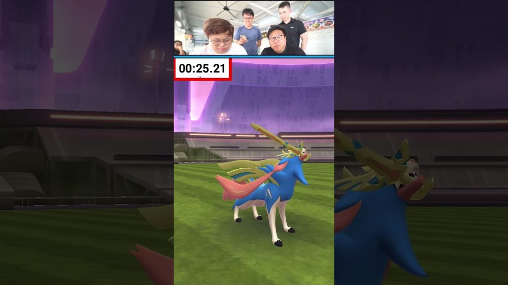 Full Max Damage Crowned Zacian Fastest Take Down on Dynamax Regice in Pokemon GO!