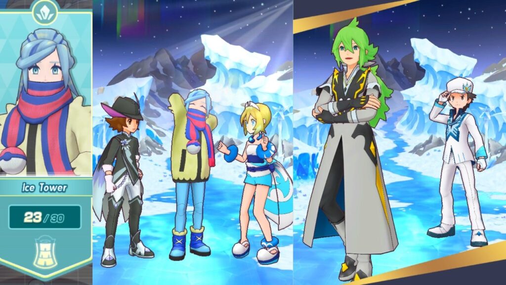 Pokemon Masters EX Pasio Tower Ice Tower Floor 1-23
