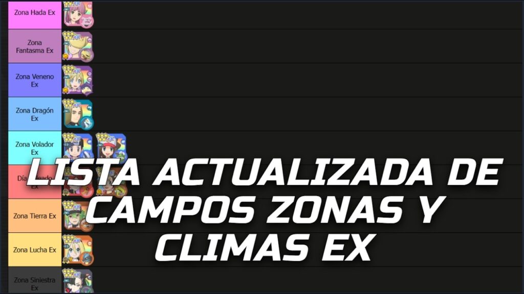 ACTUALIZAMOS LA LISTA DE COMPIS CON LOS CAMPOS EX - POKEMON MASTERS EX