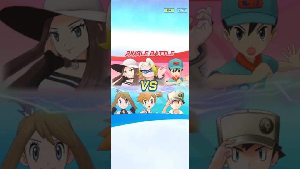 [Pokemon Masters EX] Water team clears Gordie 1-2 extra circuit 6