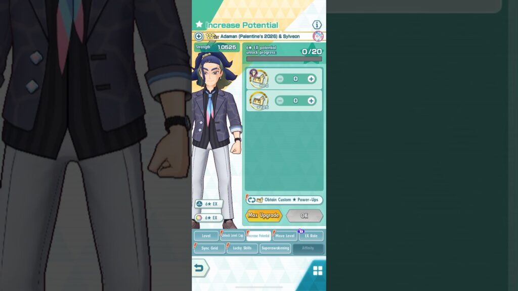 Pokemon Masters EX Adaman (Palentine’s 2026) & Sylveon’s 6 Stat Ascension