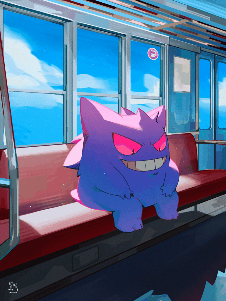 [OC] Just Gengar Things // Art By Me
