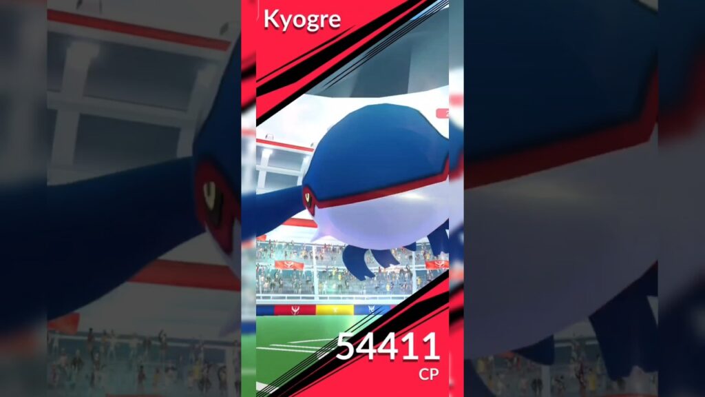 Kyogre Pokemon Go Raid #shorts #pokemongo #kyogre